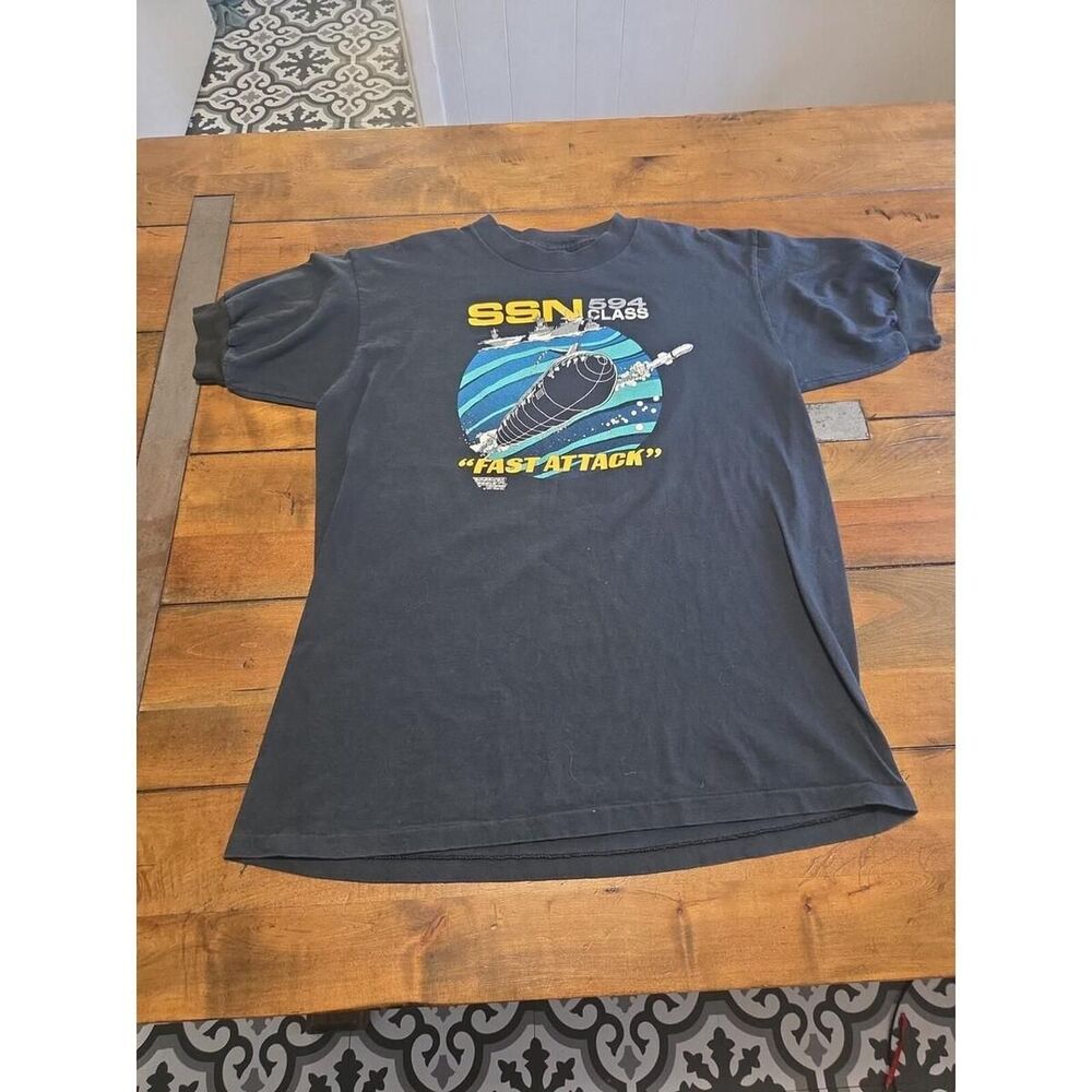 Oneita Men's Black T-shirt